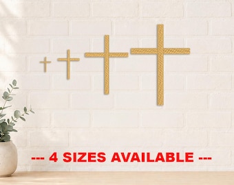 Christian Cross Embroidery Design PES & DST Digital Files, Hoop Size: 4”x4”, --- 4 Sizes Available ---