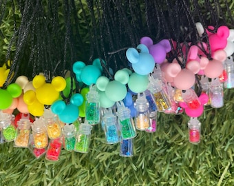 Pixie Dust Necklace | Glitter Bottle Pendant | Cruise Gift