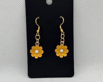 Handmade Gold Plated 925 Sterling Silver Earrings