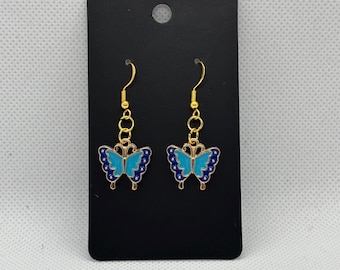 Handmade Gold Plated 925 Sterling Silver Earrings