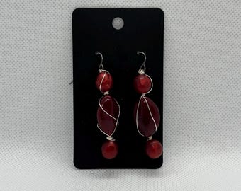 Handmade Wire Wrapped Earrings