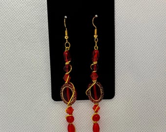 Handmade Wire Wrapped Earrings