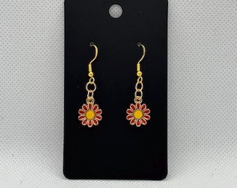 Handmade Gold Plated 925 Sterling Silver Earrings