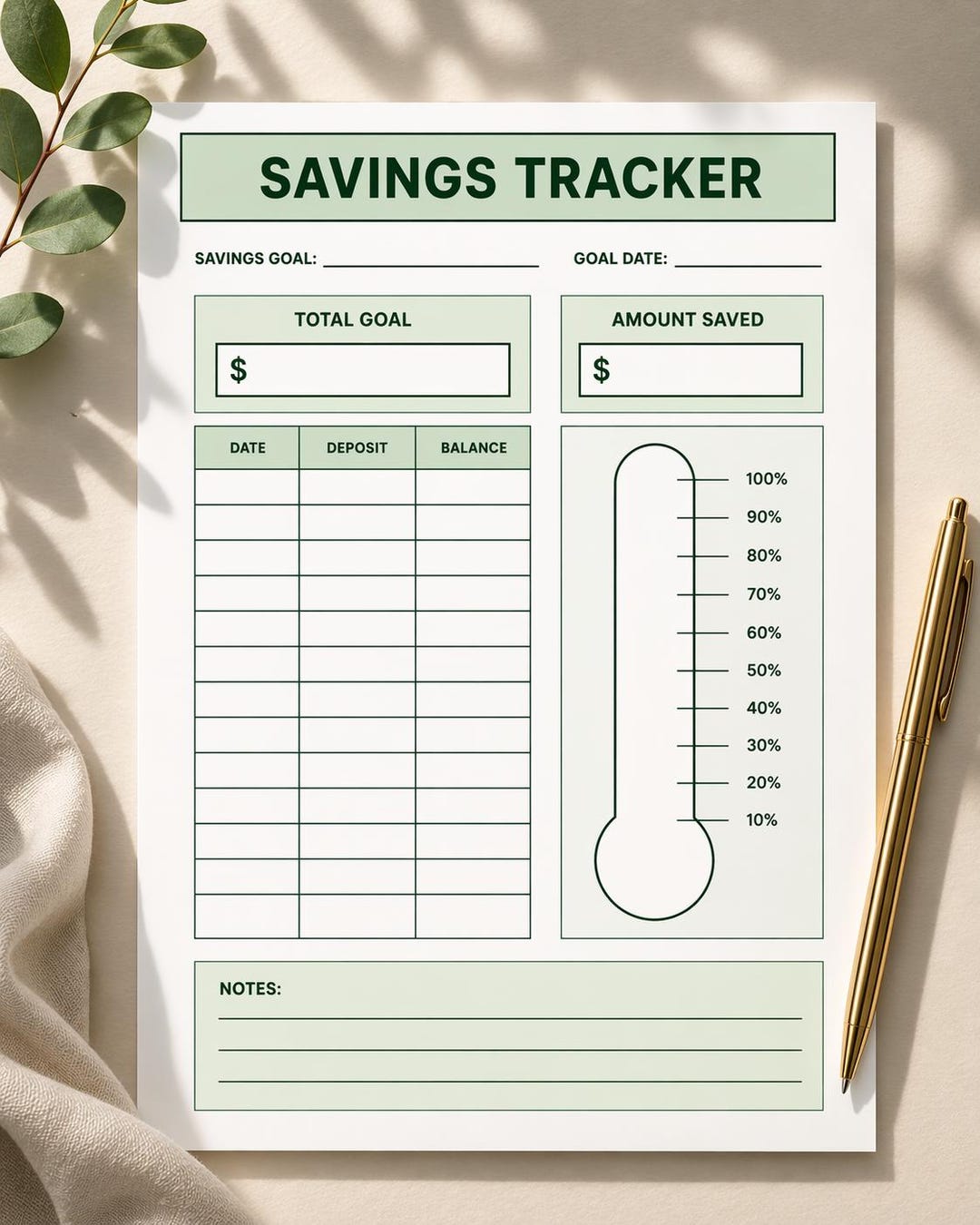 Saving Money Checklist.pdf Savings Tracker Printable PDF | Money Saving Challenge | Budget Savings ...