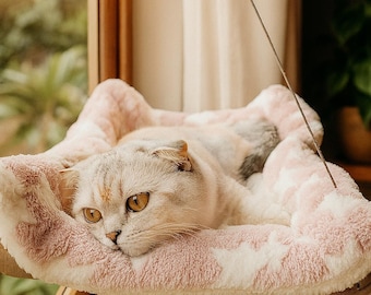 Cat Window Hammock Bed – Sturdy Perch for Large Cats, Sunny Seat