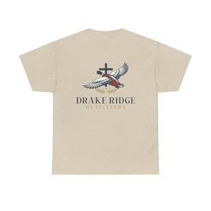 Drake Ridge Flying Duck T-Shirt | Outdoor Outfitters Logo, Hunting Tee image 10