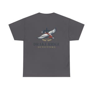 Drake Ridge Flying Duck T-Shirt | Outdoor Outfitters Logo, Hunting Tee image 14