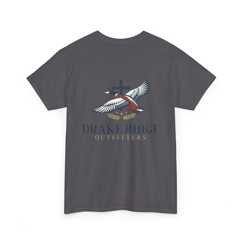 Drake Ridge Flying Duck T-Shirt | Outdoor Outfitters Logo, Hunting Tee image 16