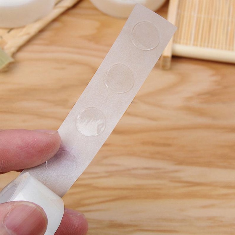 Balloon Glue Dots 100 PCS, Clear Double Sided Adhesive Dots for Balloon Garland, Balloon Arch Helper