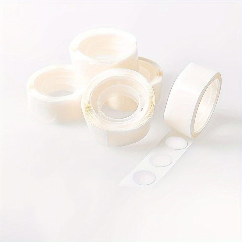 Balloon Glue Dots 100 PCS, Clear Double Sided Adhesive Dots for Balloon Garland, Balloon Arch Helper