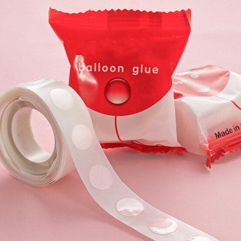 Balloon Glue Dots 100 PCS, Clear Double Sided Adhesive Dots for Balloon Garland, Balloon Arch Helper