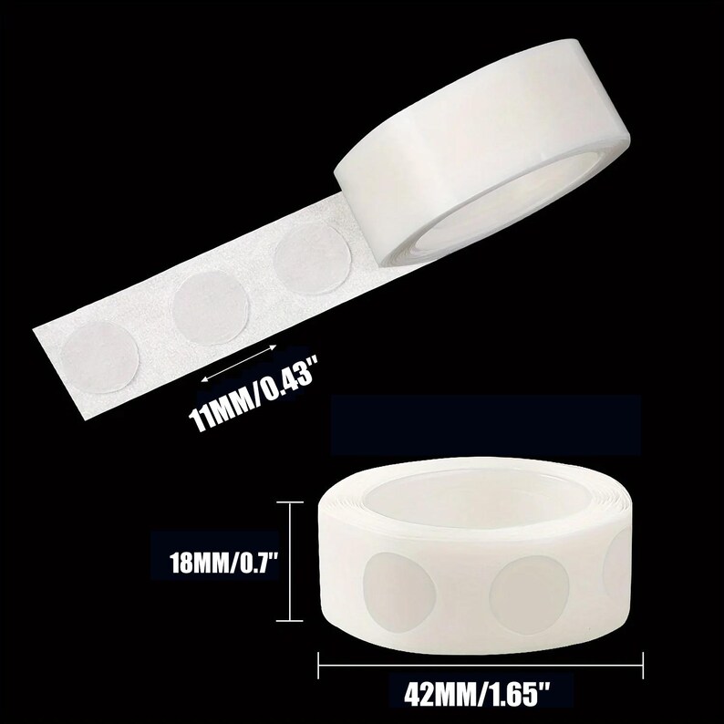 Balloon Glue Dots 100 PCS, Clear Double Sided Adhesive Dots for Balloon Garland, Balloon Arch Helper