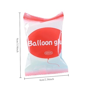 Balloon Glue Dots 100 PCS, Clear Double Sided Adhesive Dots for Balloon Garland, Balloon Arch Helper
