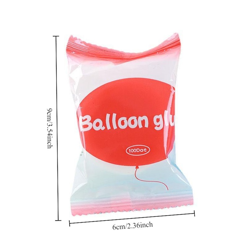 Balloon Glue Dots 100 PCS, Clear Double Sided Adhesive Dots for Balloon Garland, Balloon Arch Helper
