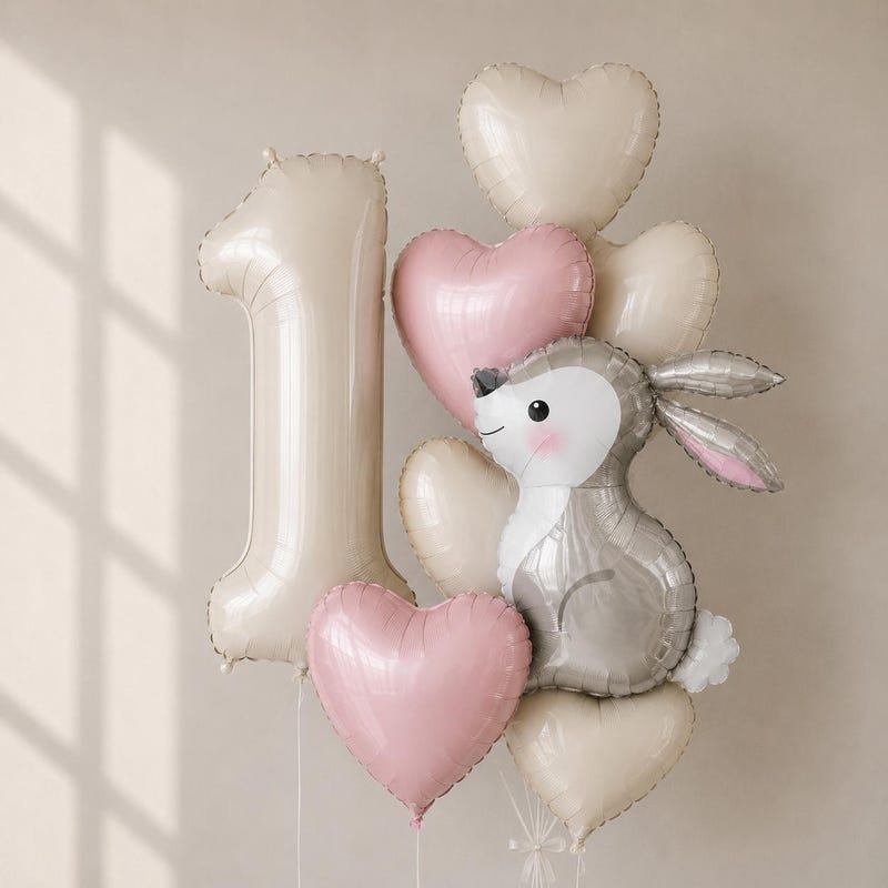 One Bunny Balloon - Etsy UK
