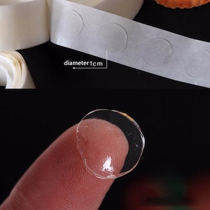 Balloon Glue Dots 100 PCS, Clear Double Sided Adhesive Dots for Balloon Garland, Balloon Arch Helper