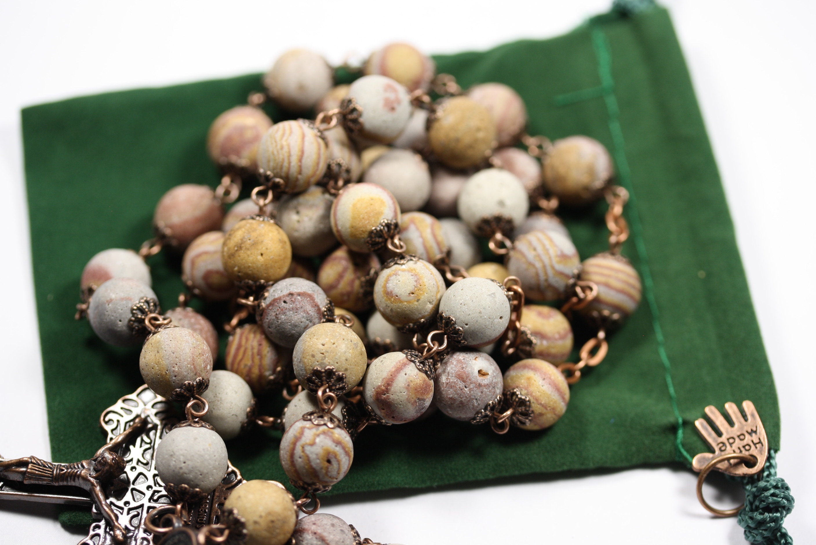 rosary 10mm copper pardon