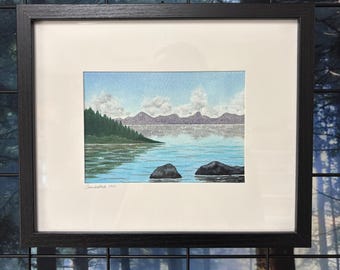 Paisaje, gouache, 5x7"