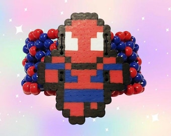 Spiderman Kandi Cuff