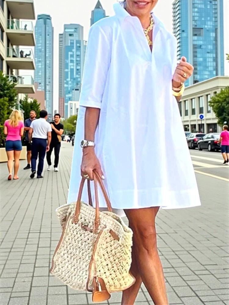 open lace back dress White Silver Gandora Resort Moroccan Kaftan