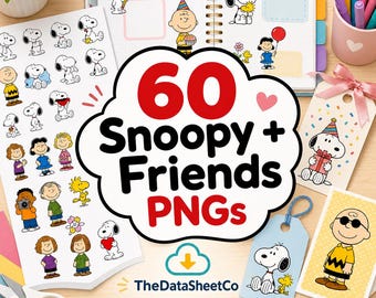 Snoopy PNG Bundle, Snoopy Clipart PNG, Snoopy png Files, Stickers, Mug, SVG Bundle, Party Invite Clipart