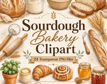 Sourdough Starter Scrap Book, Sourdough Bread PNG, Sourdough Journal, Sourdough Mom PNG, Sourdough Era PNG, Sticker Gift