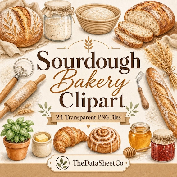 Sourdough Starter Scrap Book, Sourdough Bread PNG, Sourdough Journal, Sourdough Mom PNG, Sourdough Era PNG, Sticker Gift