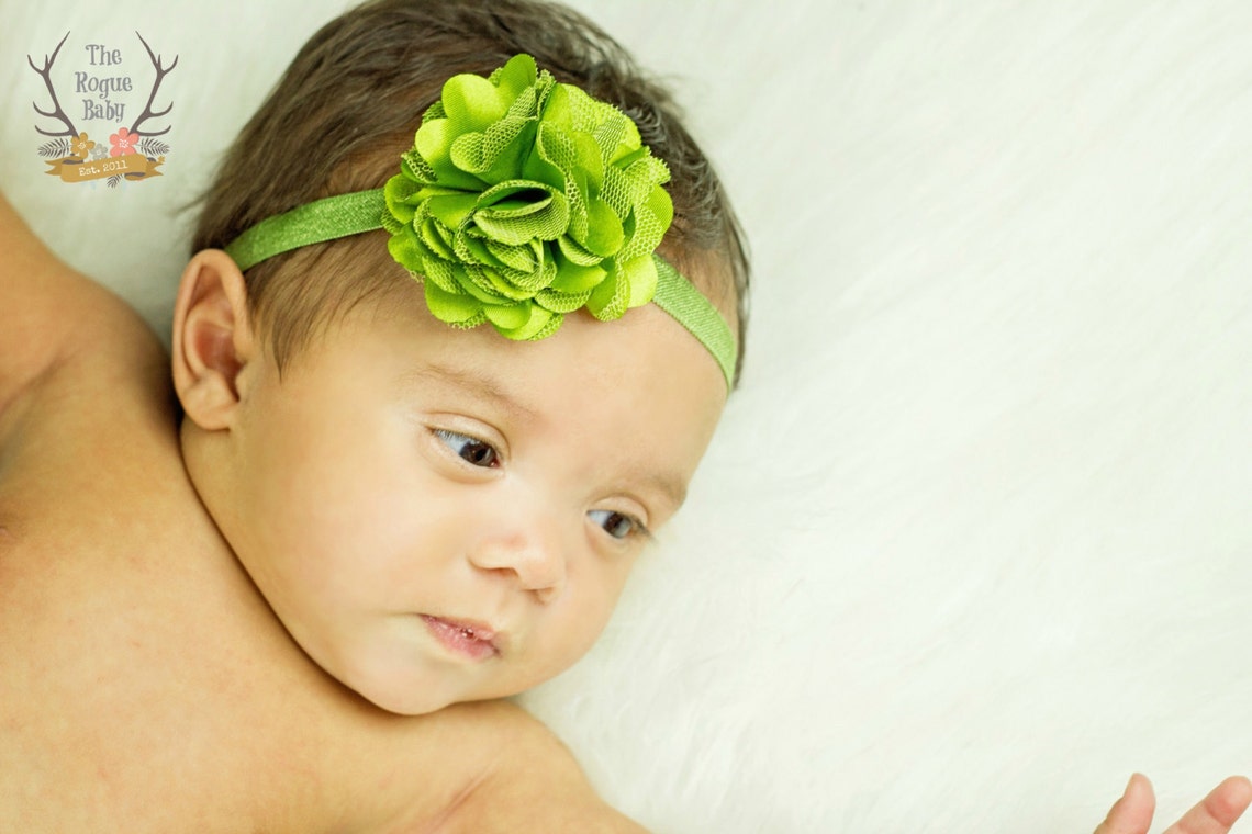 Petite White Headband With Satin & Tulle Baby Headband Etsy