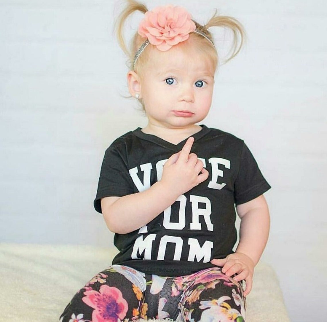 Coral & Silver Glitter Headband Baby Newborn Infant Etsy