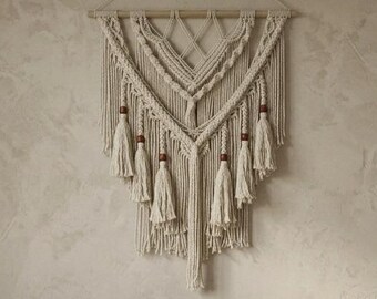 Boho Makramee Wandbehang Gewebte Tapisserie Quaste Dekor Boho Art Schlafzimmer Wohnzimmer Kinderzimmer