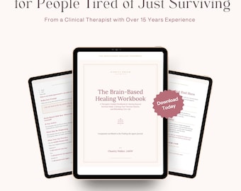 The Neuroscience Healing Therapist Workbook: Tools for Nervous System Regulation  | 129 Page PDF | 30-Day Somatic Reset for Trauma, Anxiety