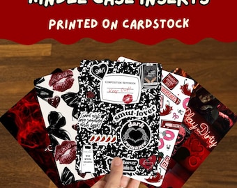 Insertos de cartulina para Kindle Paperwhite, Colorsoft, Basic, Oasis, Kobo, Boox (impresos)