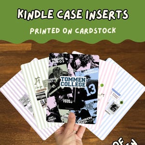 Boys of Tommen Case Inserts | Cardstock inserts for Kindle Paperwhite, Colorsoft, Basic, Oasis, Kobo, Boox (Printed)