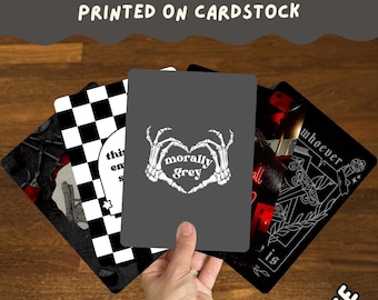 Insertos de cartulina con temática de romance oscuro para Kindle Paperwhite, Colorsoft, Basic, Oasis, Kobo y Boox (impresos).
