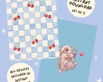 Fundas para Kindle - Descargas instantáneas [juego de 2] - Kawaii