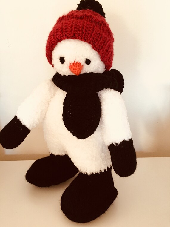 the snowman cuddly toy