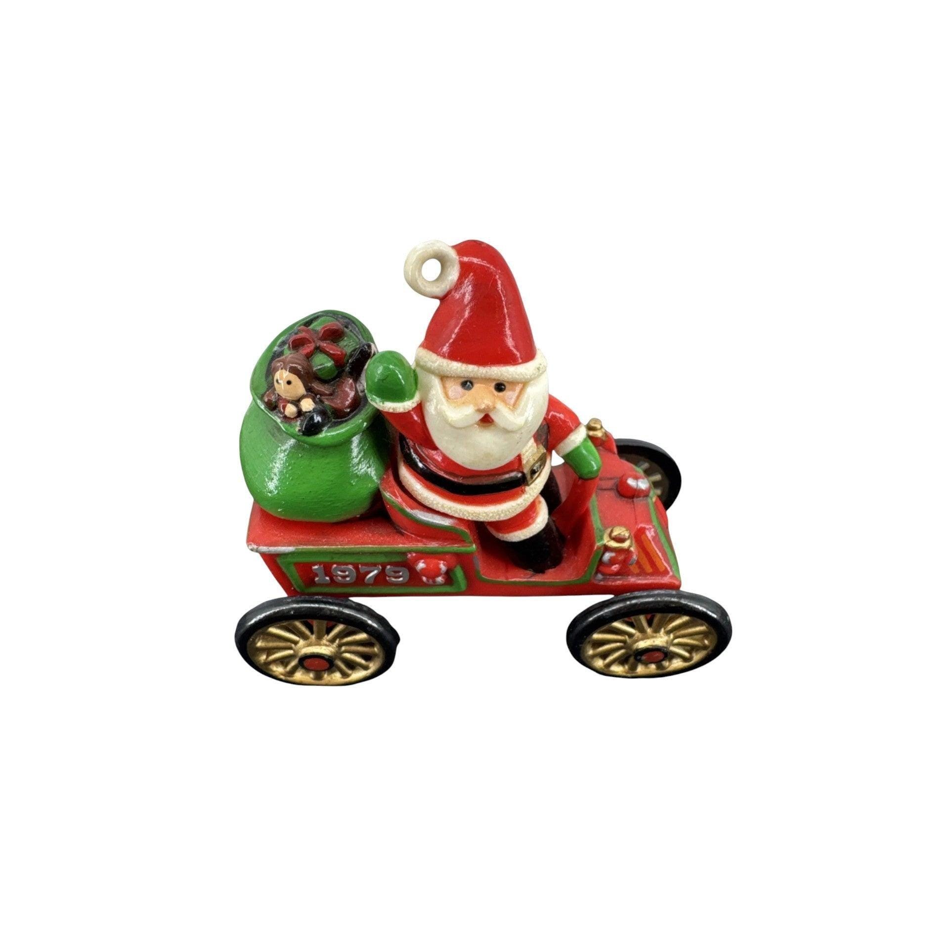 1979 Santa's Motorcar (here Comes Santa) VINTAGE Hallmark Keepsake