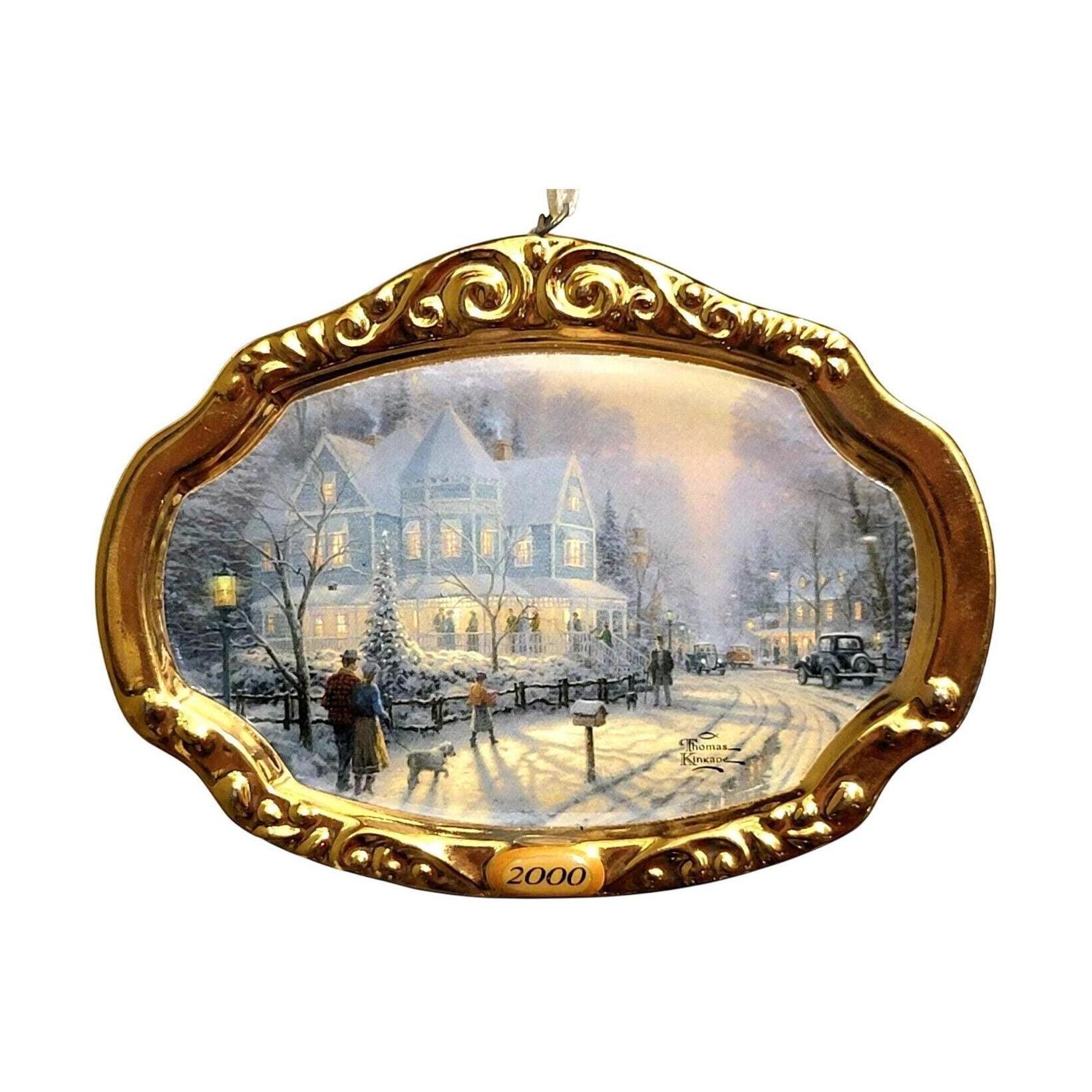 2000 A Holiday Gathering (thomas Kinkade) VINTAGE Hallmark