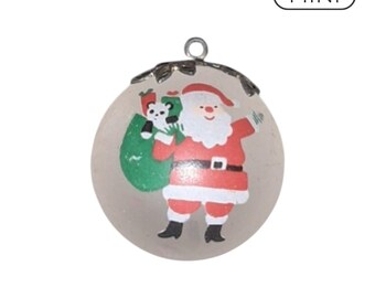 1988 Glad jultomte (Jultomte) VINTAGE Hallmark Keepsake julgransprydnad - QXM561-4 Nytt i låda