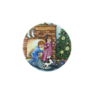 1989 Morning of Wonder (Collector's Plate) VINTAGE Hallmark Keepsake Christmas Tree Ornament - QX4612 New in Box