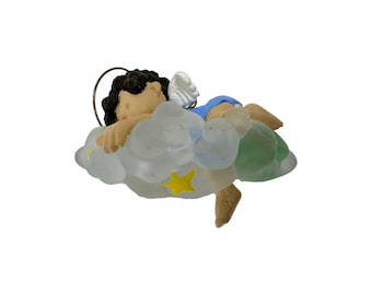 Adorno navideño vintage Hallmark Keepsake de 1986, modelo Heavenly Dreamer (DonnaLee Angels) - QX4173. Nuevo en caja.