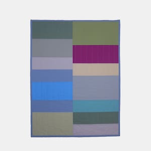 Modern Quilt-Cerise Dual Stripes