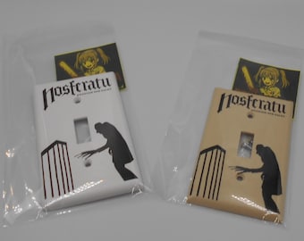 Nosferatu Phantom der Nacht Light Switch Cover – Goth Decor Screws Included