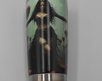 Dark Fantasy Goddess & Skulls 20oz roestvrijstalen geïsoleerde beker