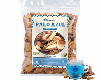 Palo Azul Tea - Blue Wood Kidney Support and Natural Detox - Traditional Mexican Herbal Tea | 4oz