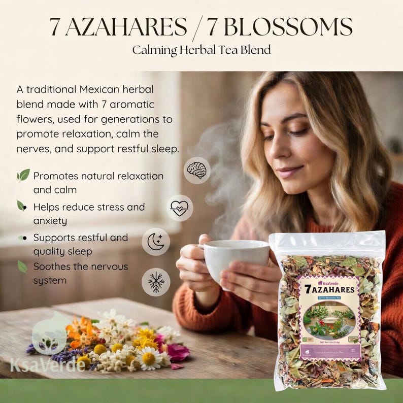 7 Azahares Herbal Tea (seven Blossoms Tea) – Traditional Mexican ...