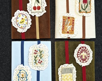 Embroidered Elastic Journal Band Handmade Planner Strap TN Notebook Bookmark A5 A6 Gift