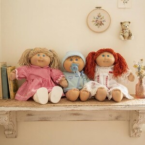 Vintage Cabbage Patch Kids poppen uit de jaren 80 – Roodharig, Blond met kapje, Jongenspop – Kies jouw favoriet