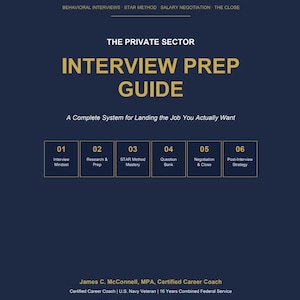 Private Sector Interview Prep Guide | STAR Method, Salary Negotiation (PDF)