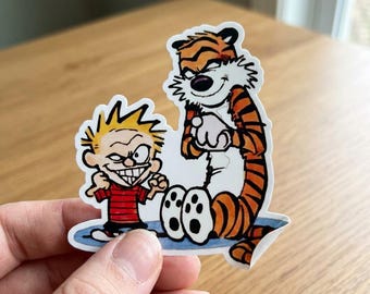 Calvin And Hobbes Bole 11 Sticker Kiss cut Sticker Stickers Car Magnets gift for her, vinyl sticker